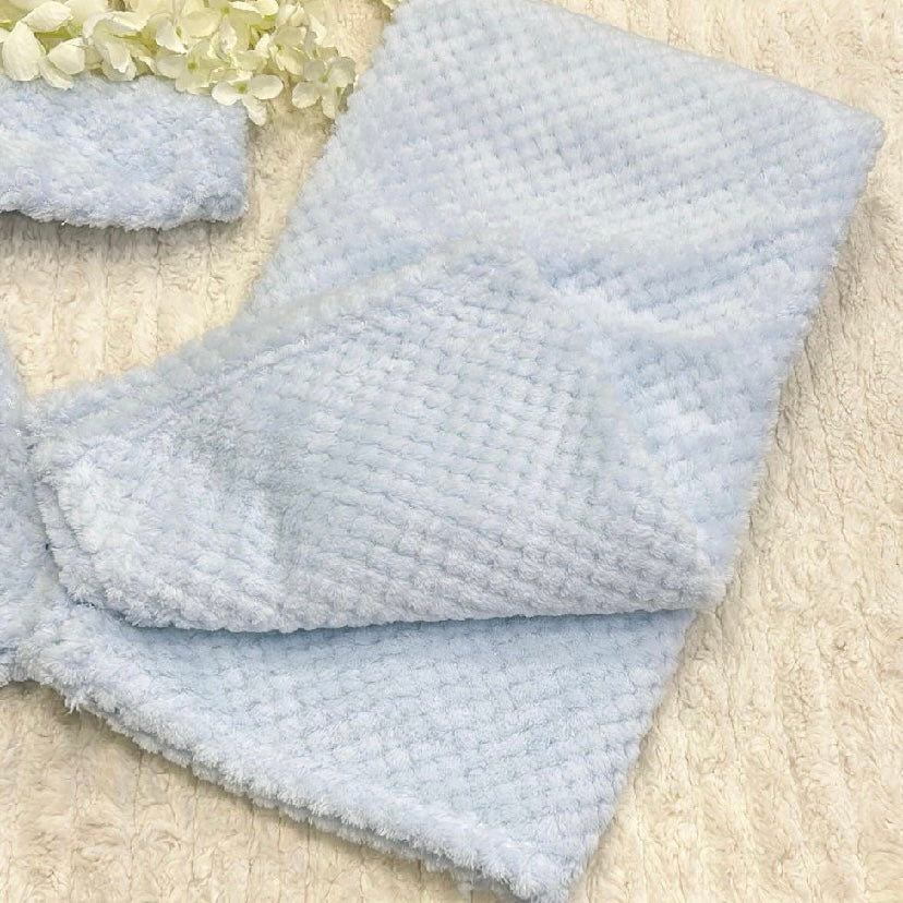 Blue Snoodie and Blanket