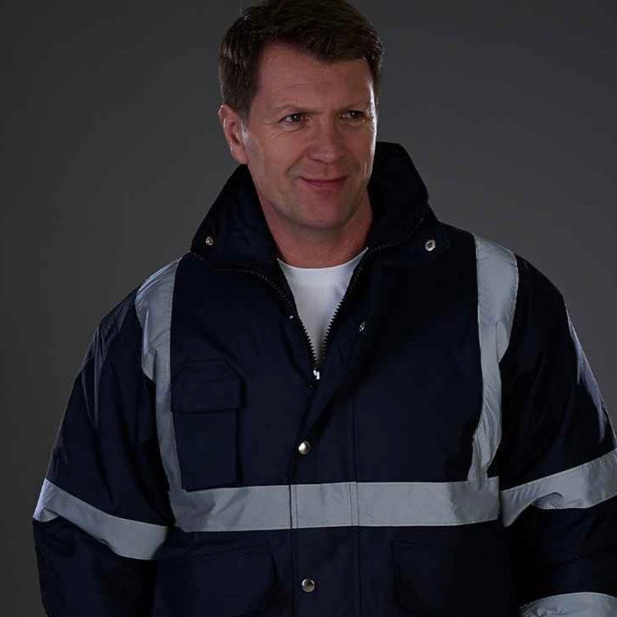 Yoko Hi-Vis Classic Bomber Jacket