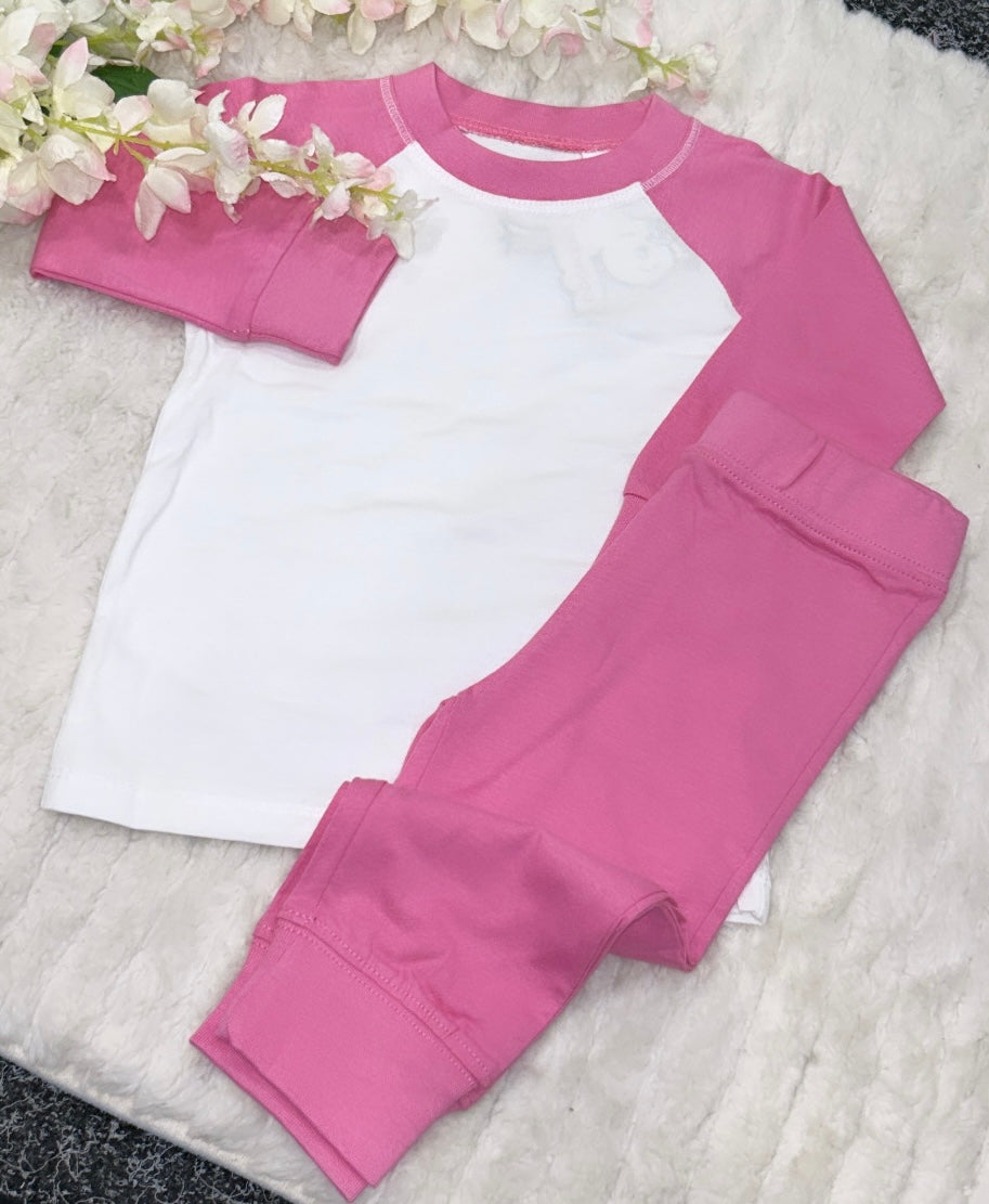 White and Pink Pyjamas