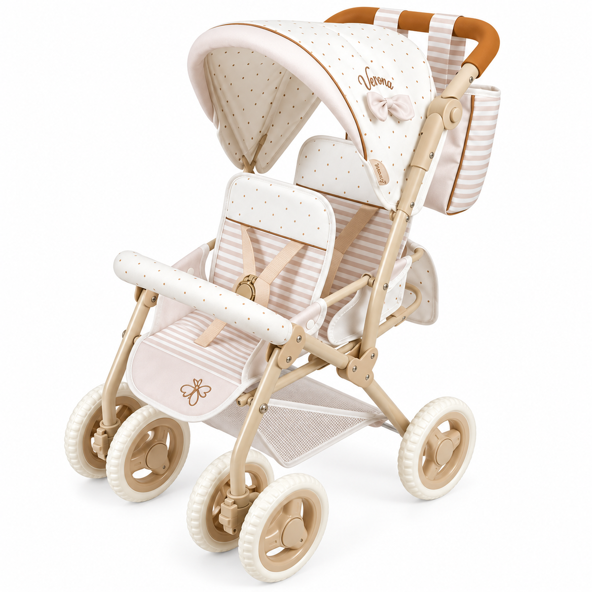 Verona Twin Pram By Decuevas (age 8 and under)