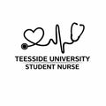 Teesside University White Heart Navy Fleece And Cardigan