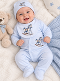 Blue Rocking Horse Set