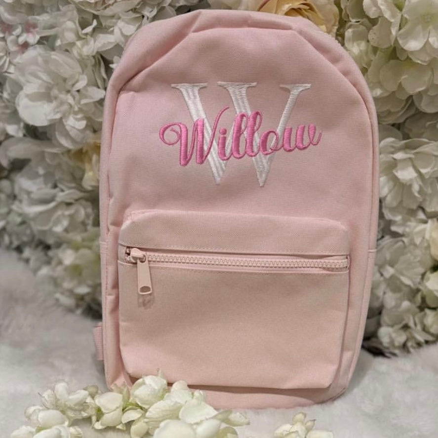 Personlised Pink Backpack