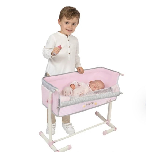 Decuevas Dolls Sleep Next to Me Pink Cot Sophie Collection