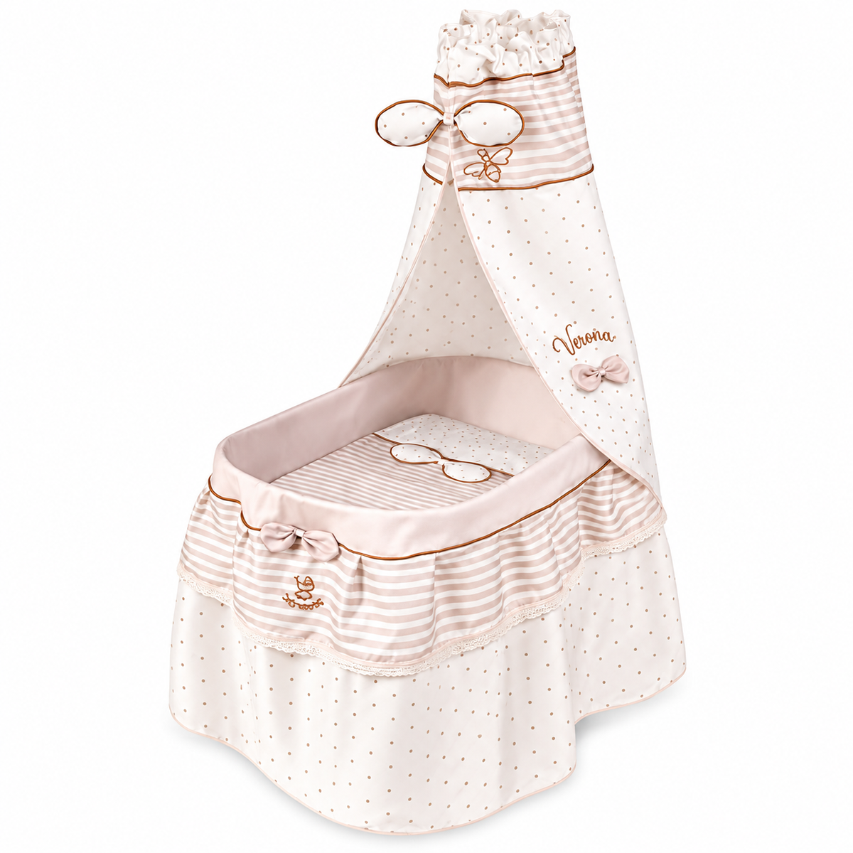 Verona Crib/Cradle with Canopy