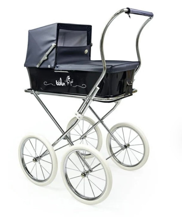 All Navy Donosti Pram By Bebelux (3 Handle Heights Available)