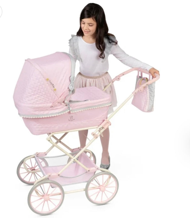 Decuevas Older Girls Reborn Pink Pram XL Sophie Collection (AGE 6 to AGE 11)