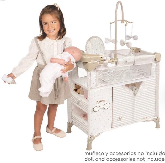 Decuevas Cream and Beig Doll Activity Station 9x1 Verona Collection
