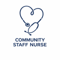 Staff Nurse Heart Navy Fleece And Cardigan