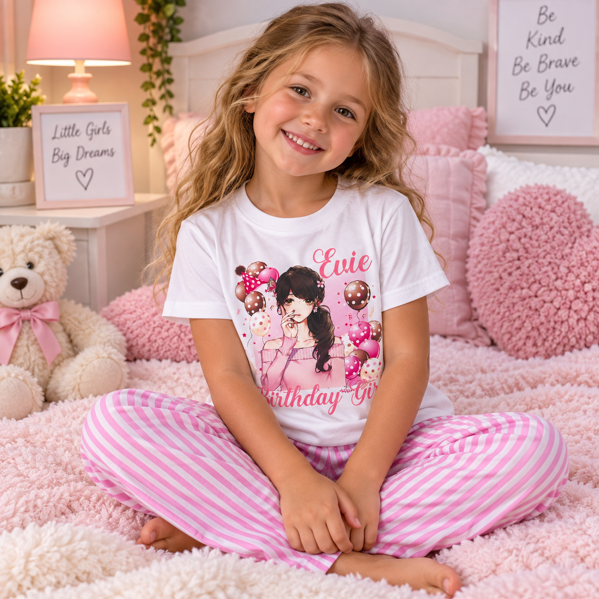 Personalised Short Sleeved Pyjamas