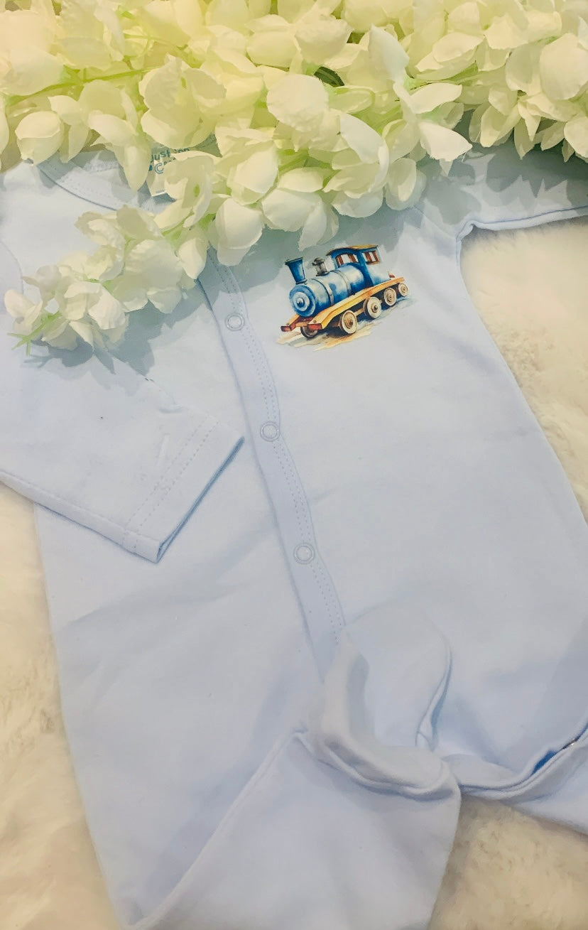 Boys Train Blue Set