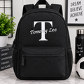Personlised Black Backpack