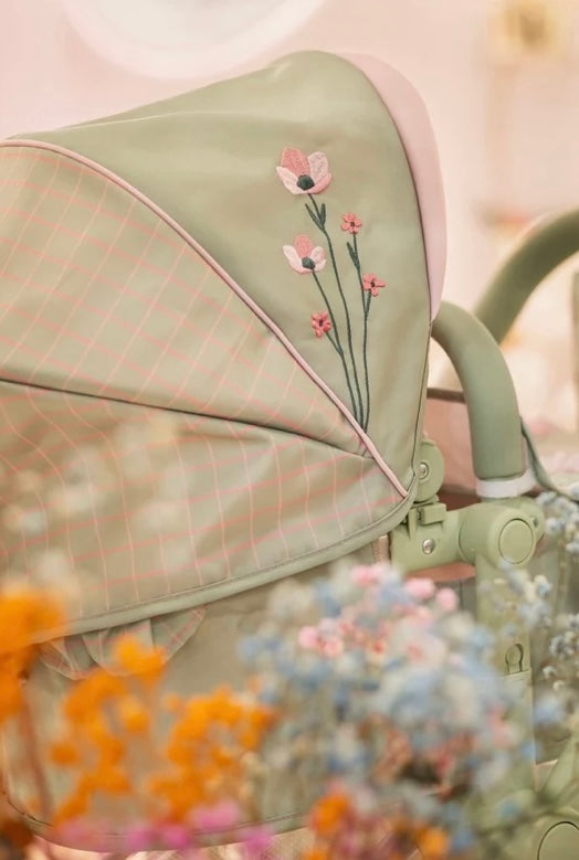 Decuevas Doll Pram 81cm - Botanic Mint Green Collection