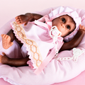 Reborn Silicone Feel Monkey Pink Dress