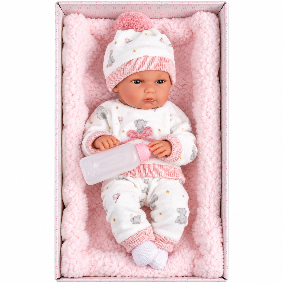 Girl Doll With Cushion 35cm