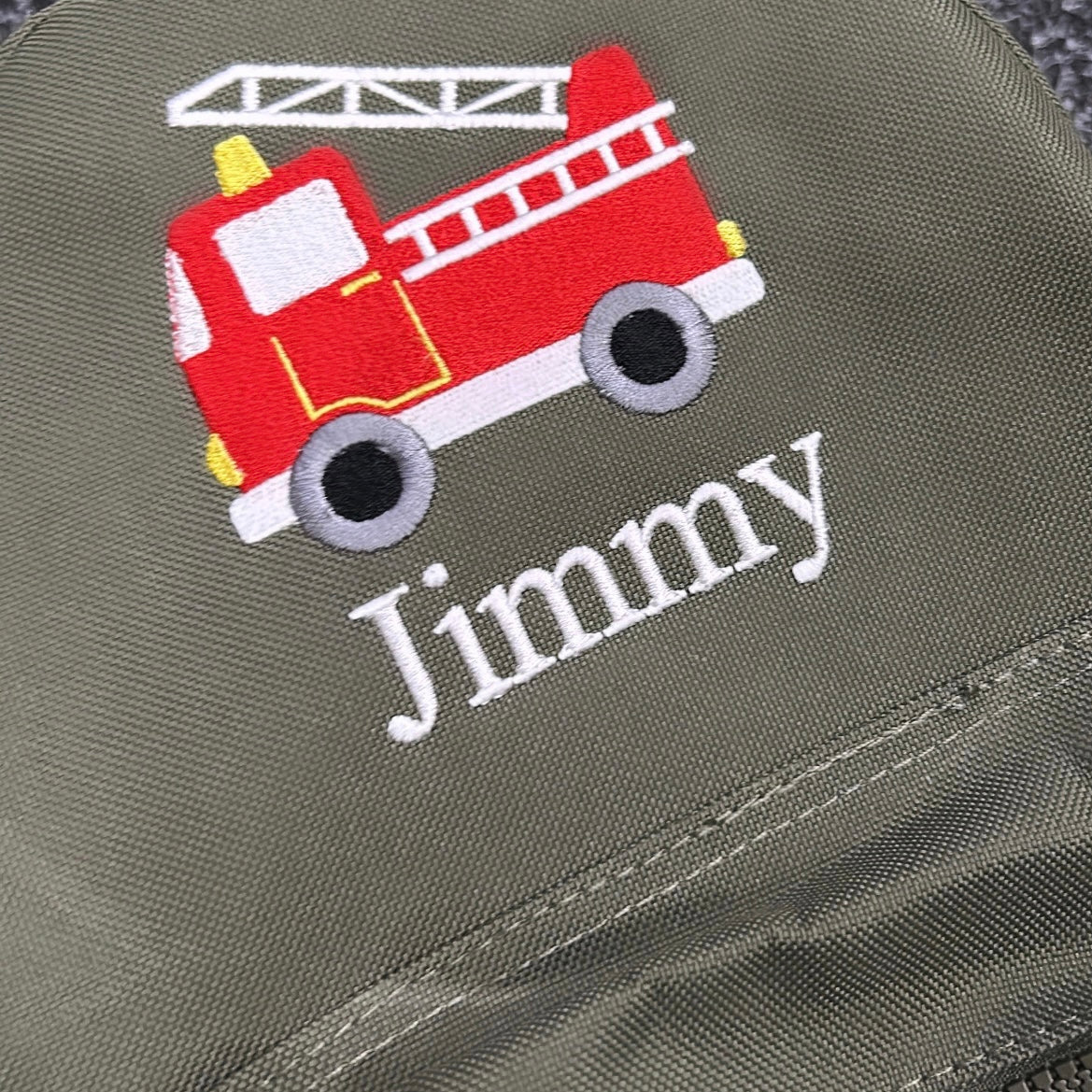 Personalised Grey Backpack