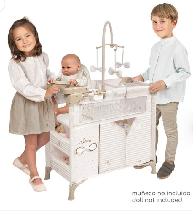 Decuevas Cream and Beig Doll Activity Station 9x1 Verona Collection