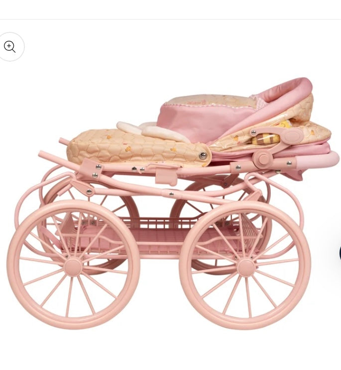 Decuevas Doll Pram 81cm - Honey Pink Bee Collection