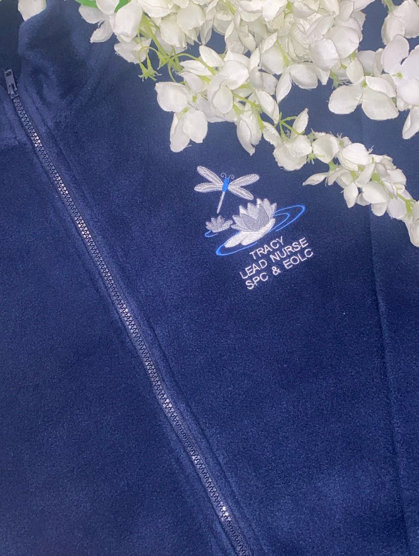 Dragonfly Navy Fleece And Cardigan