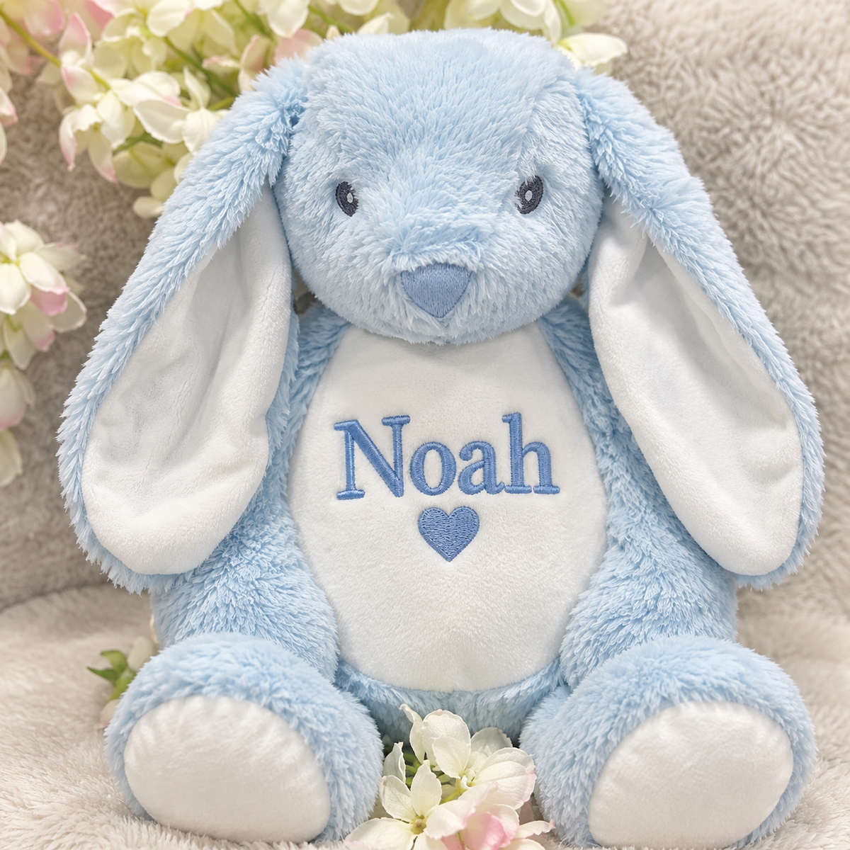 Blue Personalised Bunny