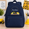 Personlised Navy Backpack