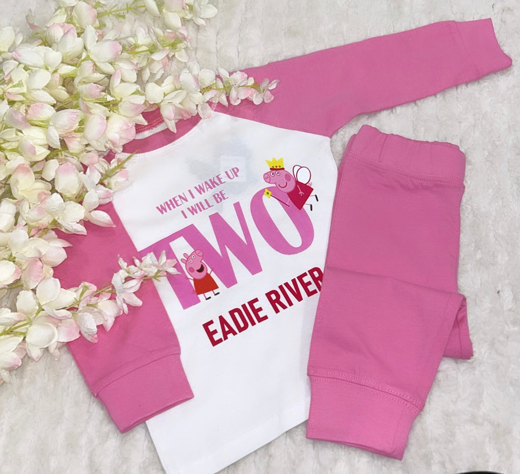 White and Pink Pyjamas