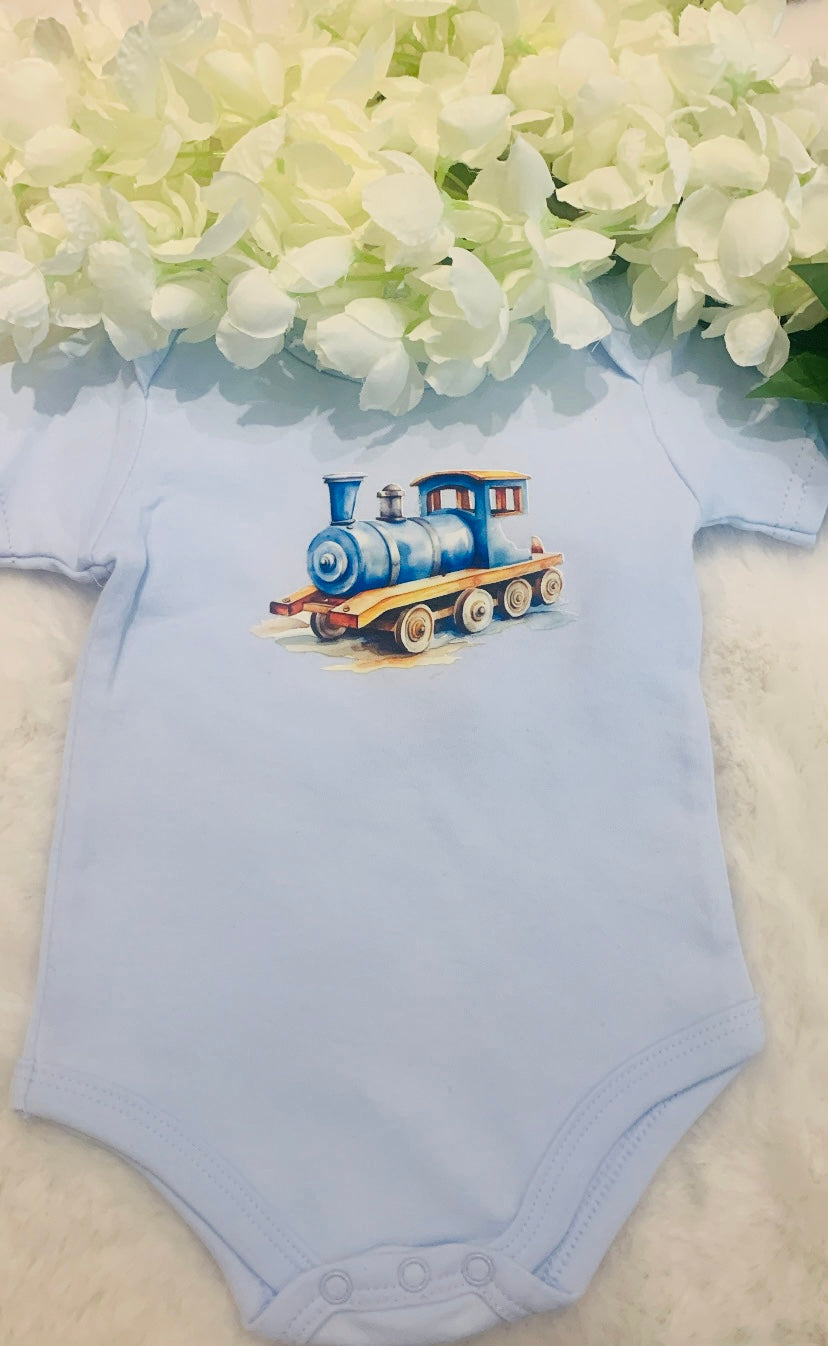 Boys Train Blue Set