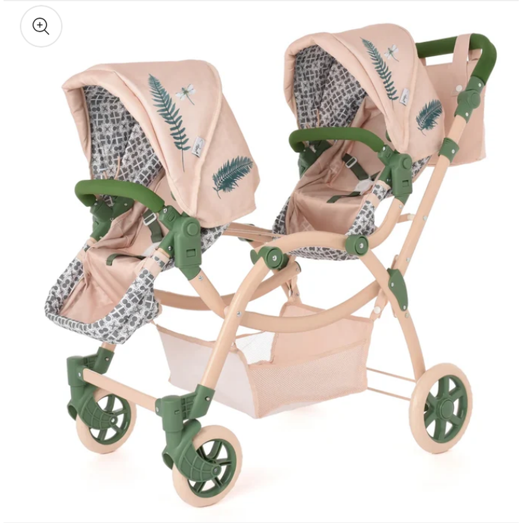 ROMA RHS TWIN DOLLS PRAM - FERN