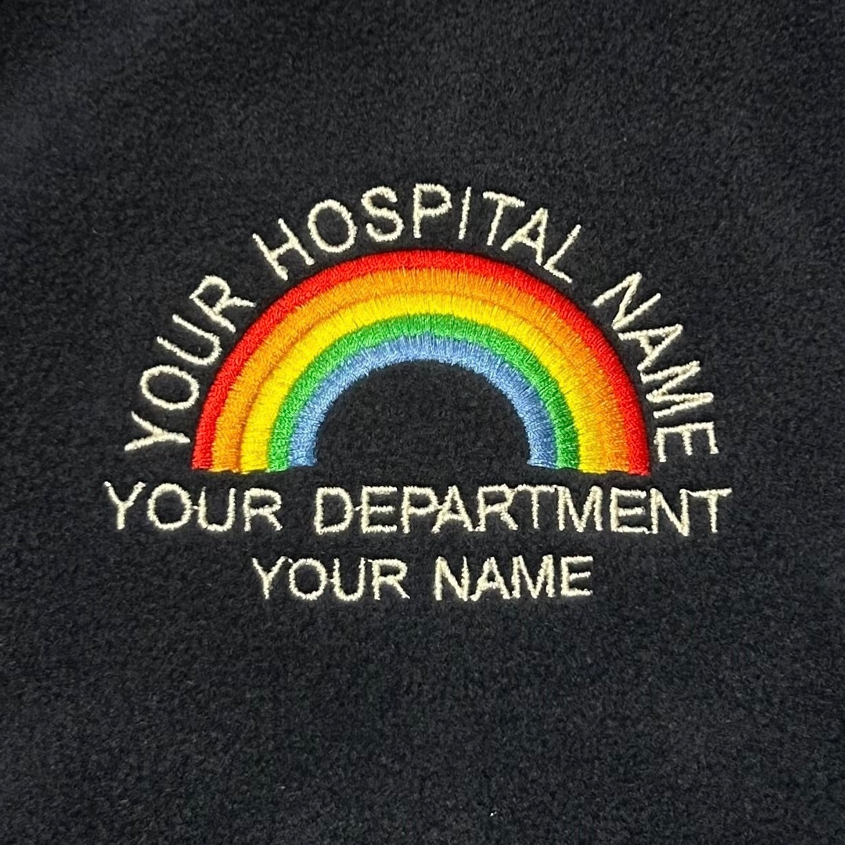 Rainbow Black Zoodie