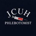 Phlebotomist Navy Fleece and cardigan