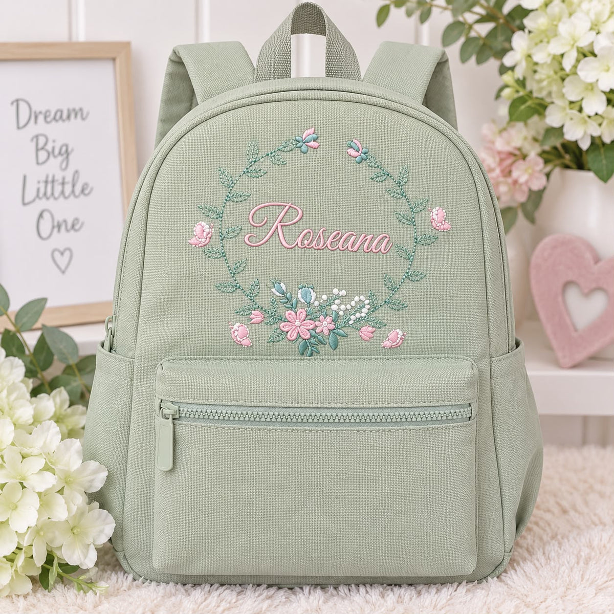 Sage Green Backpack