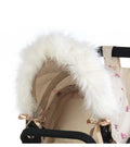 Fur Trim Dolls Pram