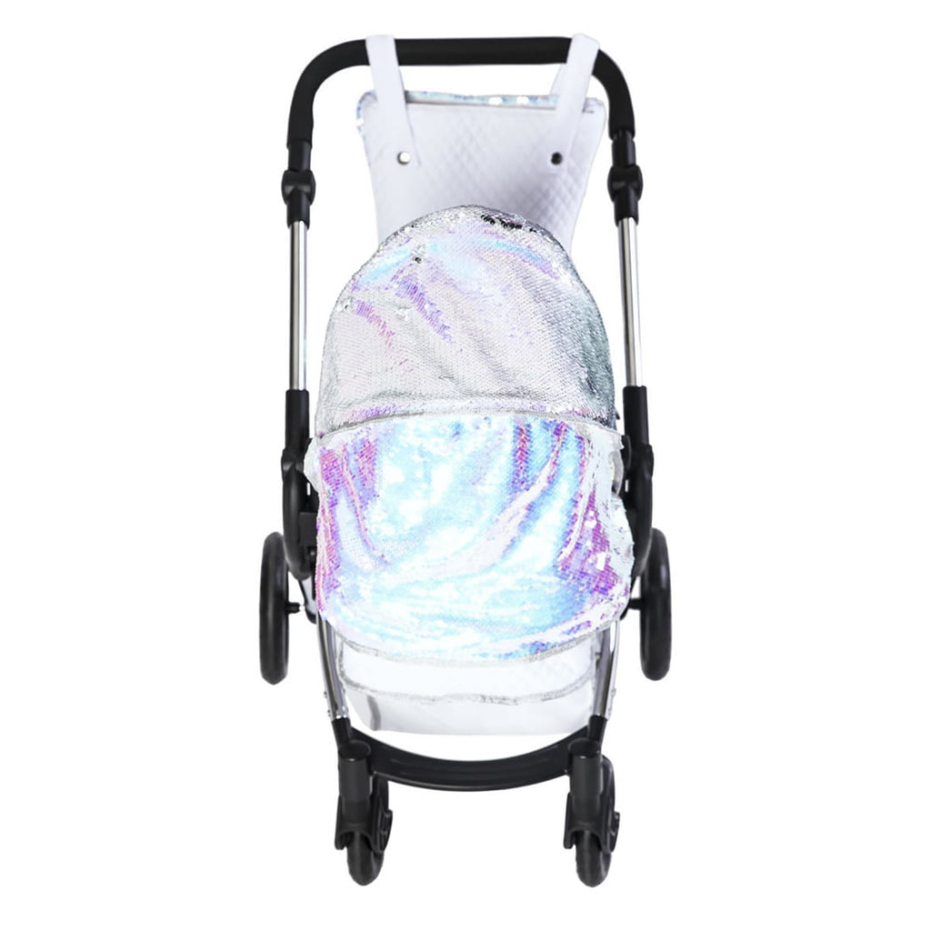 Roma Polly Single Dolls Pram -Mermaid