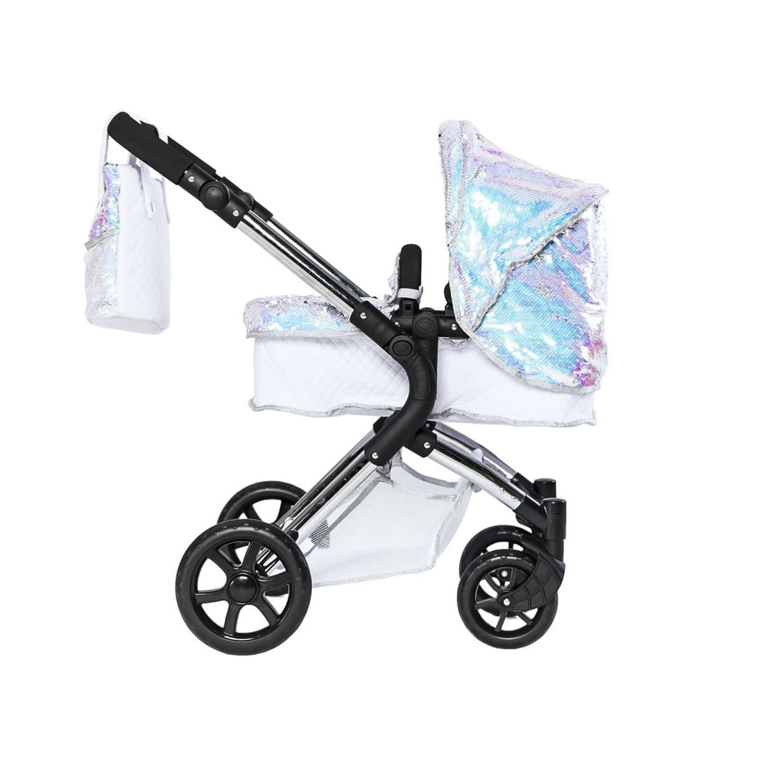 Roma Polly Single Dolls Pram -Mermaid