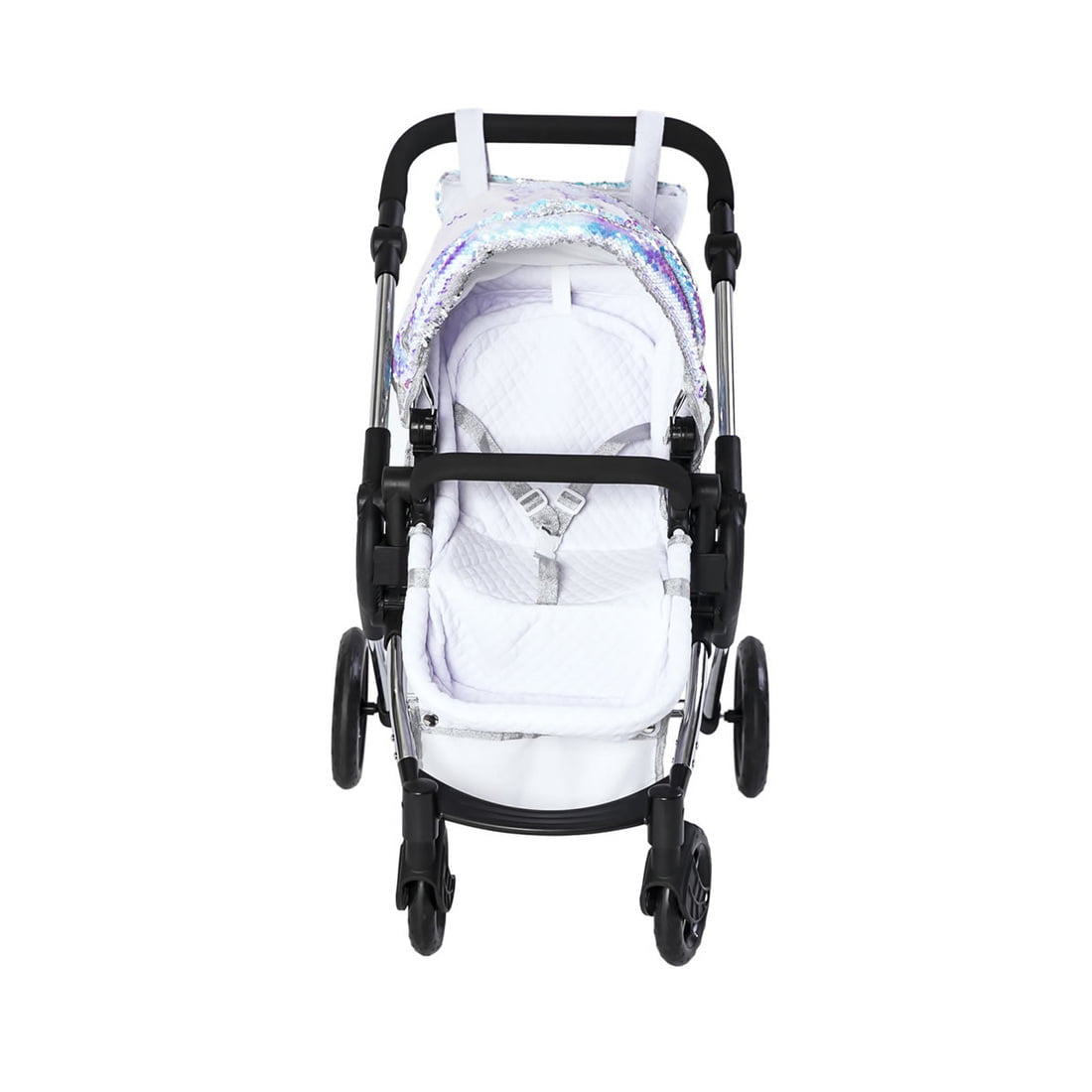 Roma Polly Single Dolls Pram -Mermaid