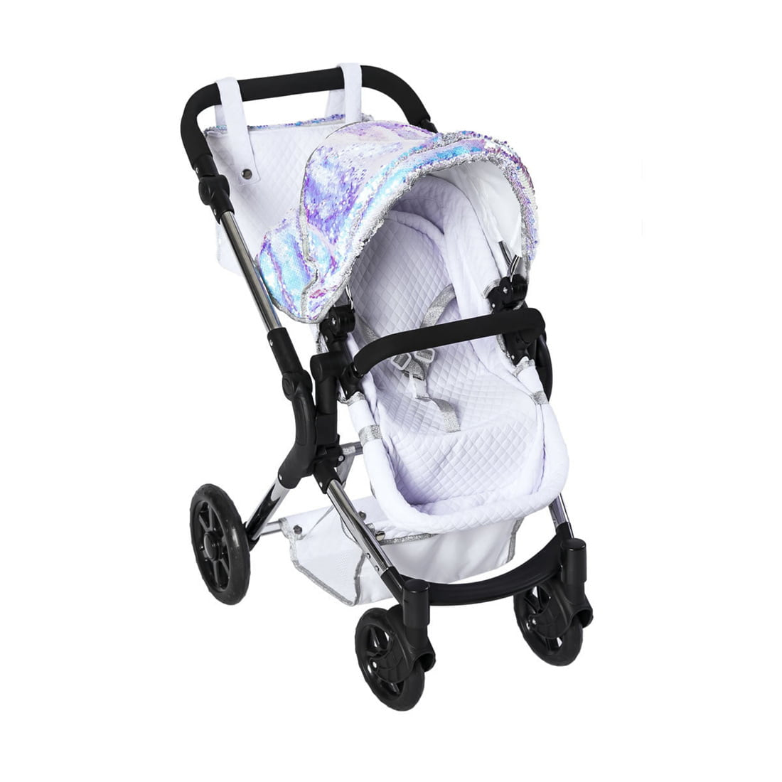 Roma Polly Single Dolls Pram -Mermaid