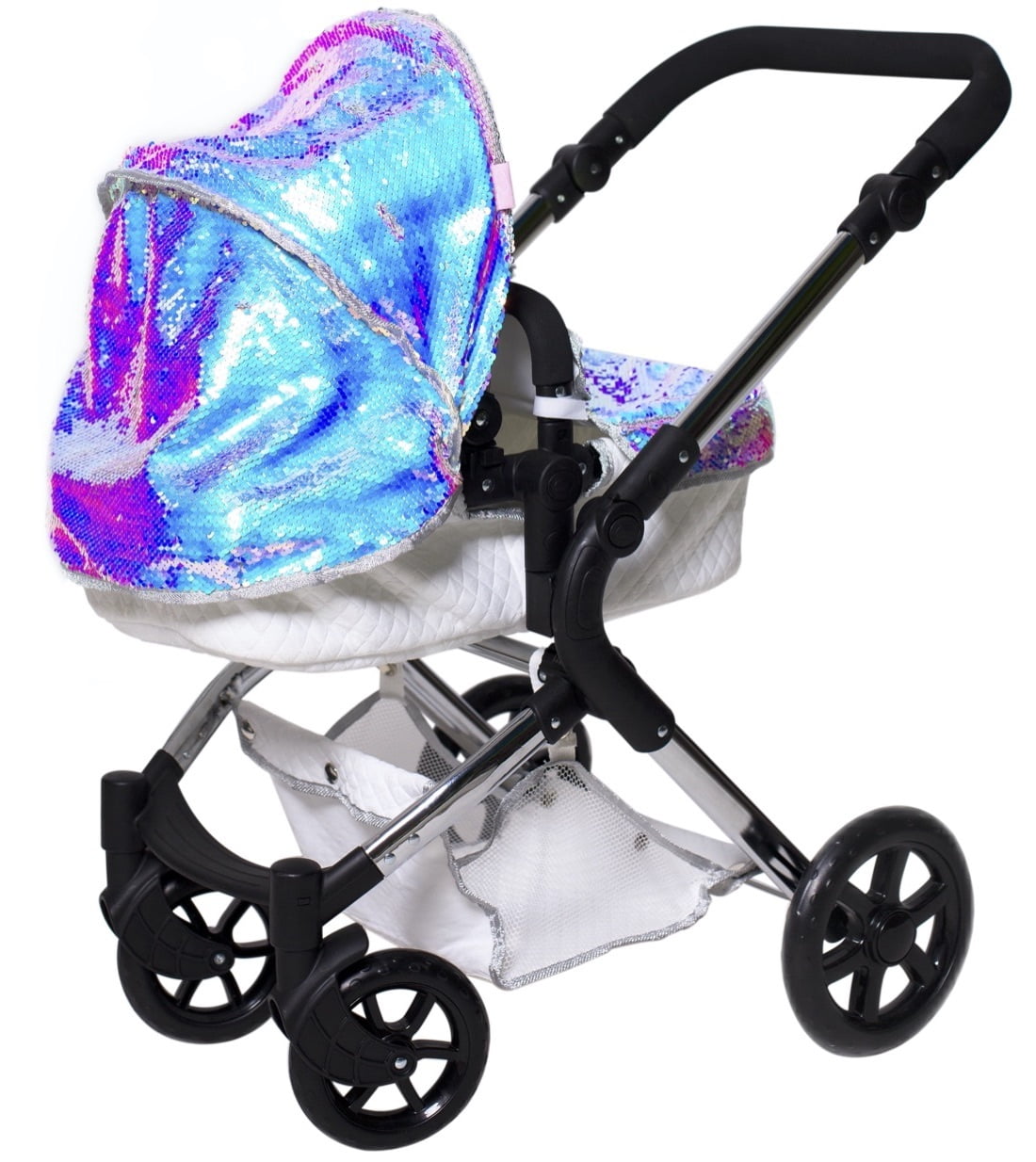 Roma Polly Single Dolls Pram -Mermaid