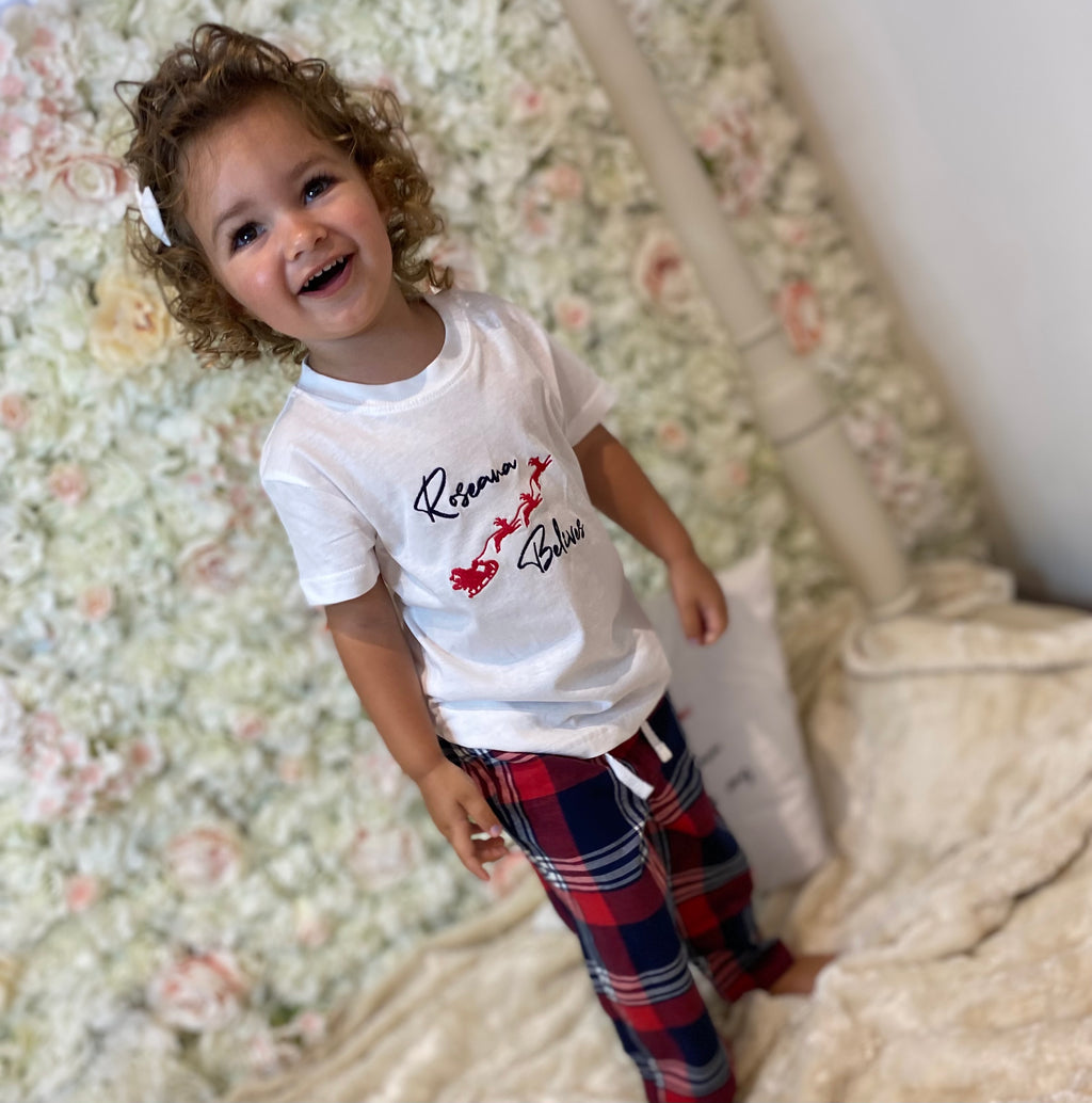 Personalised Christmas Pyjamas and Pillows