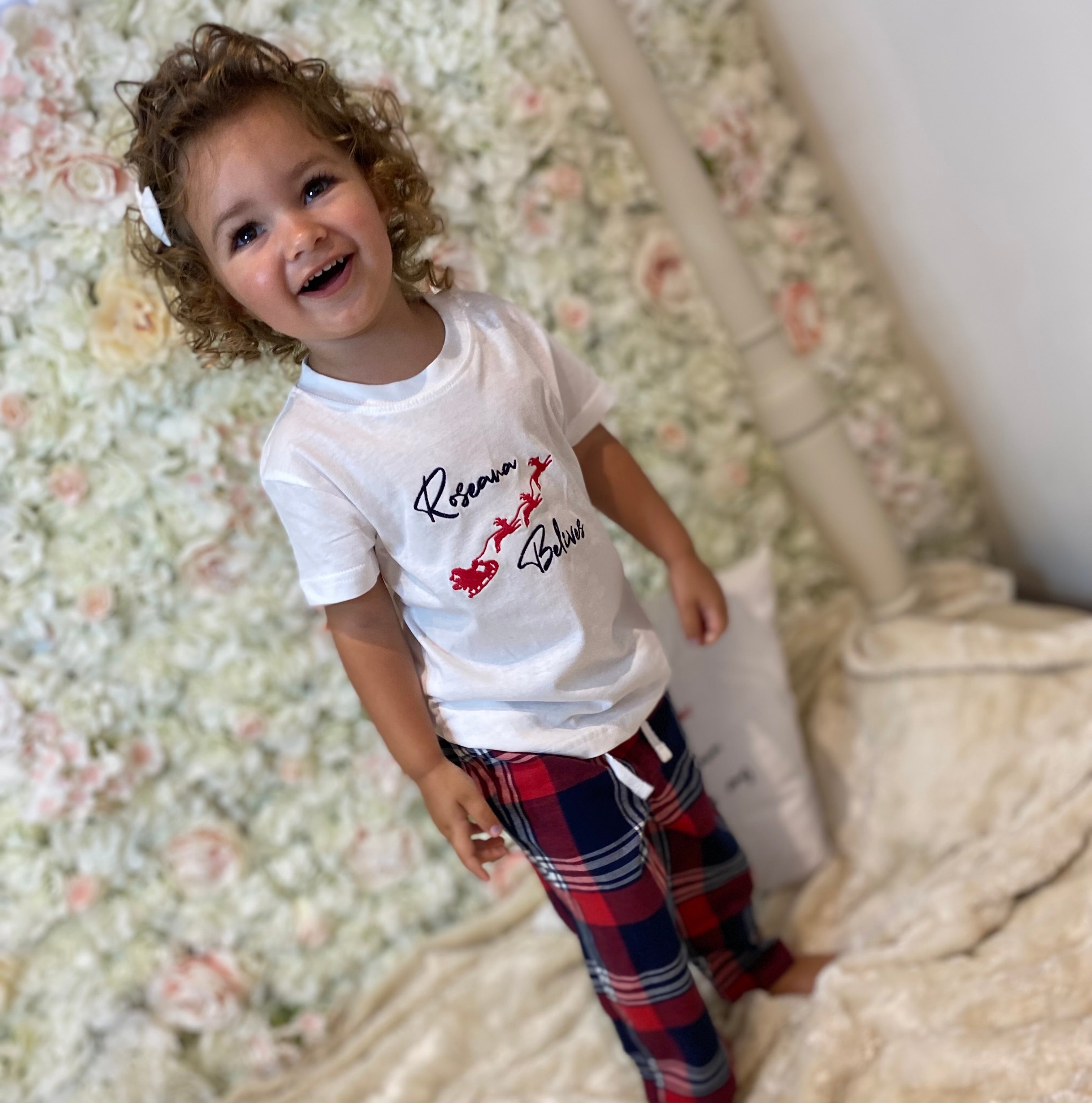 Personalised Christmas Pyjamas and Pillows