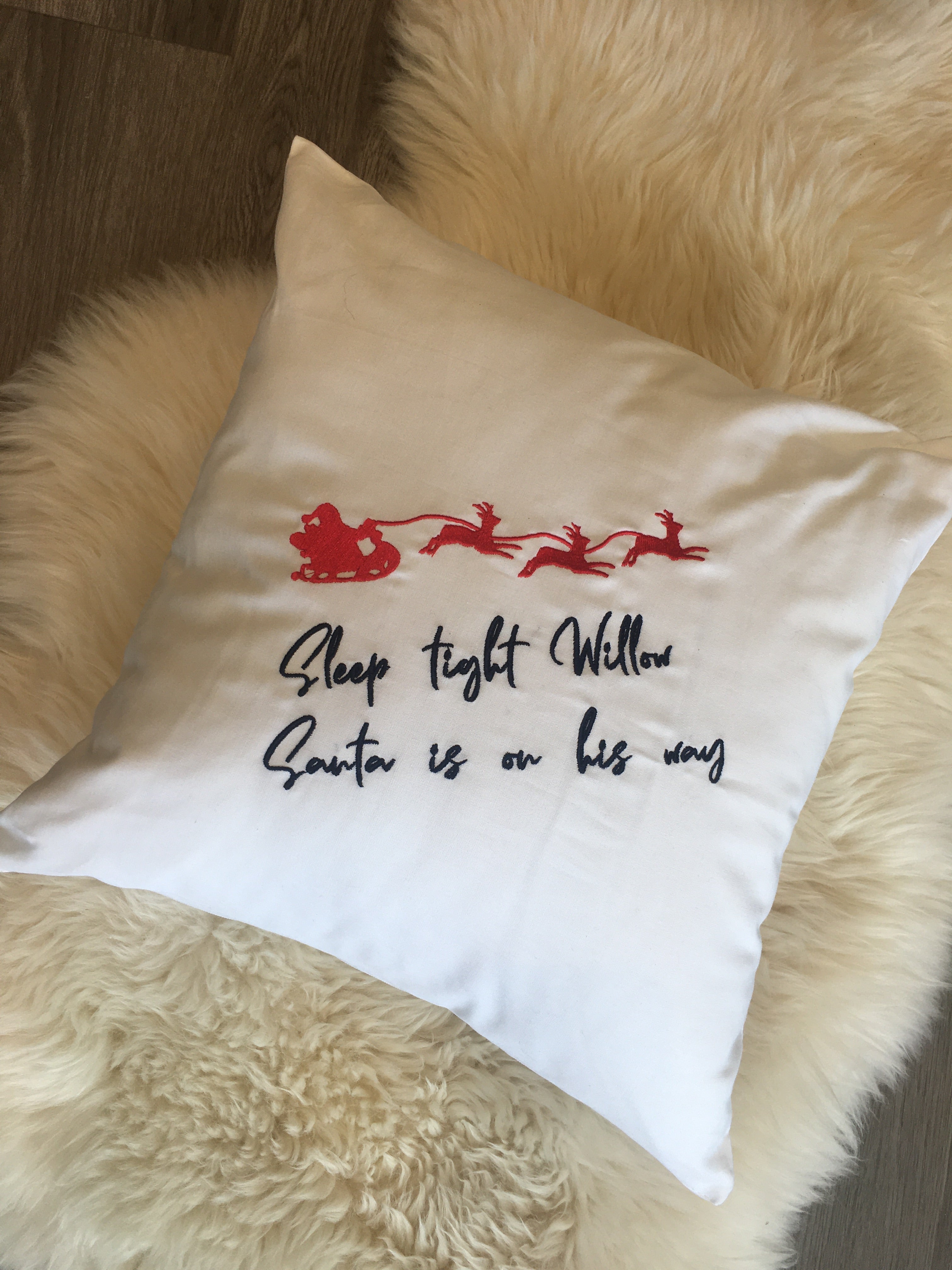 Personalised Christmas Pyjamas and Pillows